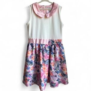 Cinderella Pink and White Butterfly Dress